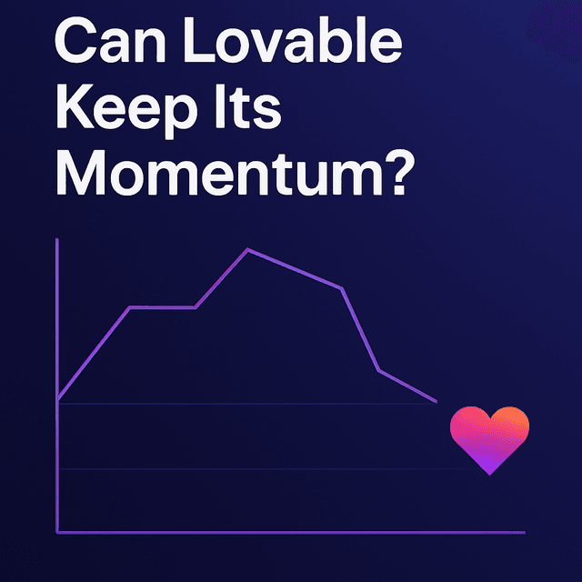 Can Lovable Keep Its Momentum? Inside the Rise and Plateau of Vibe Coding